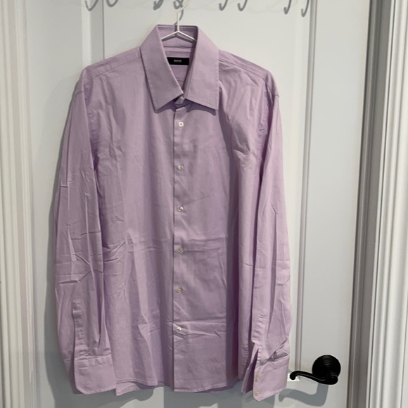 Boss Other - Men dress shirt light purple. Size 16 neck sleeve 34/35